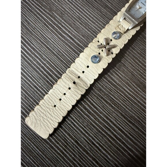 NEW Vintage 2000s Fossil Leather Watch Strap RARE Blue Face Beauty Y2K Rustic - Picture 5 of 13